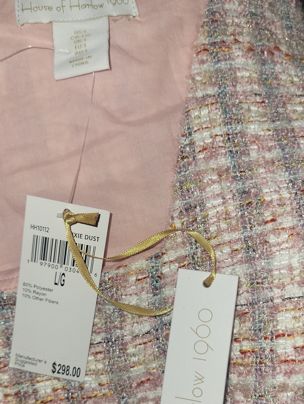 House of Harlow 1960 2 piece skirt set NWT MSRP $298 SIZE Large - Picture 10 of 11